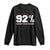 92 Percent Black Woman Power Long Sleeve Shirt 92% Our Unity Is Our Strength