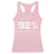 92 Percent Black Woman Power Racerback Tank Top 92% Our Unity Is Our Strength