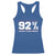 92 Percent Black Woman Power Racerback Tank Top 92% Our Unity Is Our Strength