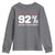 92 Percent Black Woman Power Youth Sweatshirt 92% Our Unity Is Our Strength