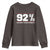 92 Percent Black Woman Power Youth Sweatshirt 92% Our Unity Is Our Strength