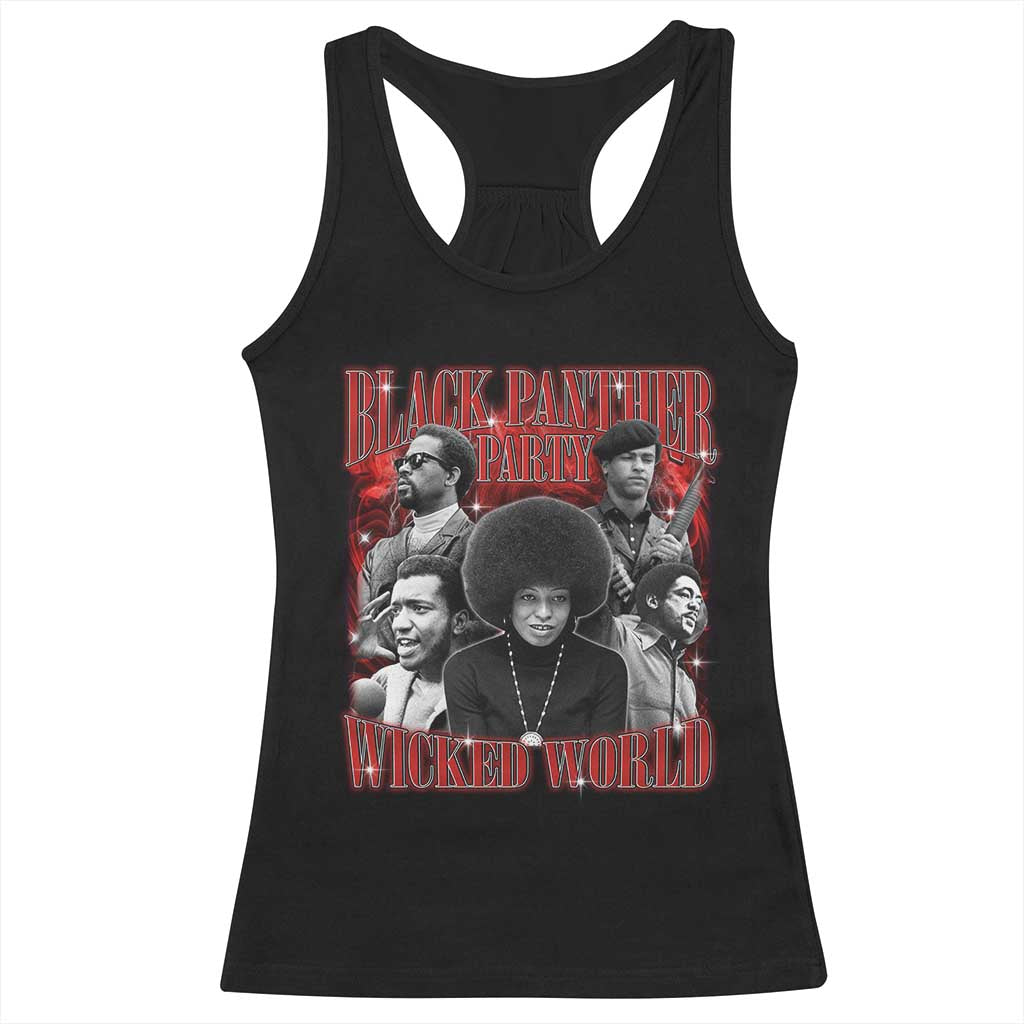 Black Panther Party Racerback Tank Top Black History Month