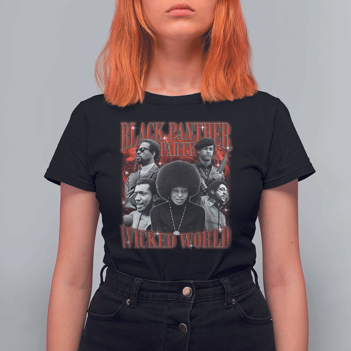 Black Panther Party T Shirt For Women Black History Month