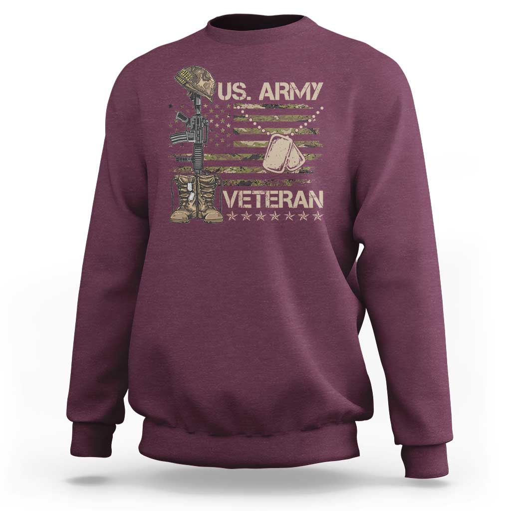US Army Veteran Flag Sweatshirt - Wonder Print Shop