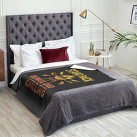 Funny Grilling Bonus Dad Throw Blanket BBQ Stepdad Grill Masters Sarcastic