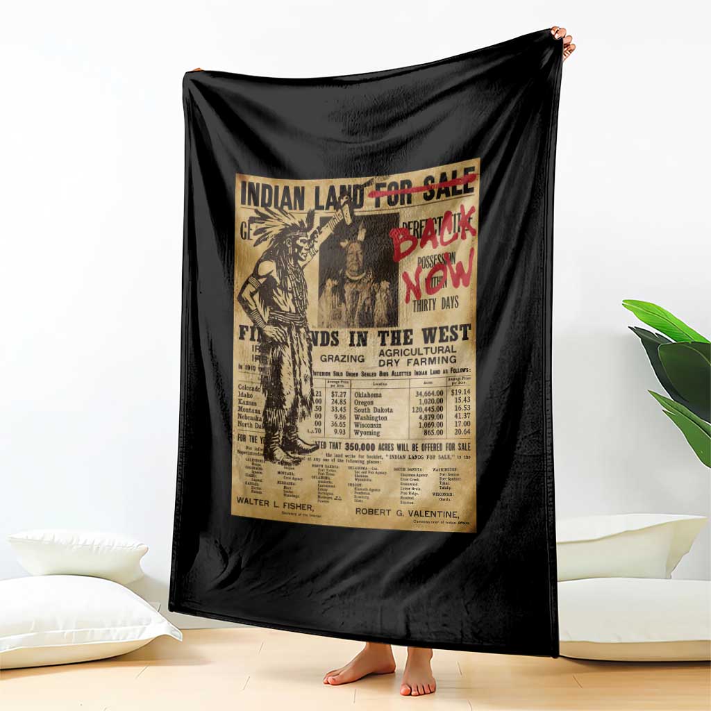 Native American Throw Blanket Indian Land For Back Now