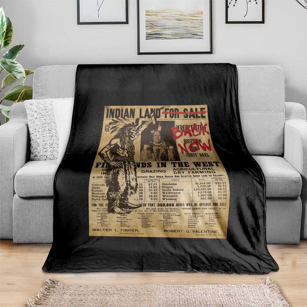 Native American Throw Blanket Indian Land For Back Now