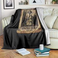 Geronimo Throw Blanket Vintage Apache Warrior Native American - Wonder Print Shop
