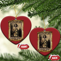 Geronimo Christmas Ornament Vintage Apache Warrior Native American - Wonder Print Shop