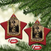 Geronimo Christmas Ornament Vintage Apache Warrior Native American - Wonder Print Shop