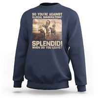 Vintage Native American Sweatshirt Funny Indian Indigenous Peoples Day - Wonder Print Shop