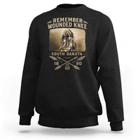 Remember Wounded Knee Sweatshirt Spotted Elk Lakota Sioux Native American History - Wonder Print Shop