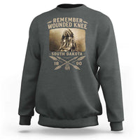 Remember Wounded Knee Sweatshirt Spotted Elk Lakota Sioux Native American History - Wonder Print Shop