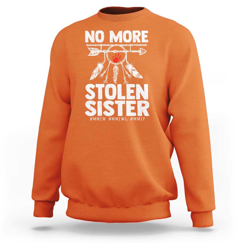 MMIW Sweatshirt No More Stolen Sisters Indigenous Woman - Wonder Print Shop