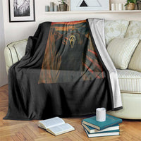 Ghost Heart Hands Throw Blanket Scary Face Horror Halloween - Wonder Print Shop