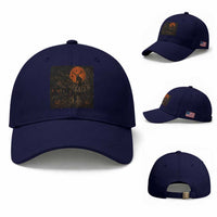 Wendigo Halloween Baseball Cap Vintage Deer Skull Spooky Night Graphic