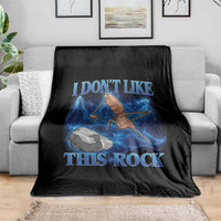 Marcus The Worm Meme Throw Blanket I Don't Like This Rock Bootleg - Wonder Print Shop
