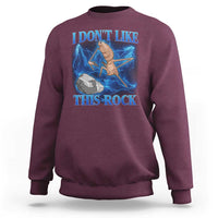 Marcus The Worm Meme Sweatshirt I Don't Like This Rock Bootleg - Wonder Print Shop