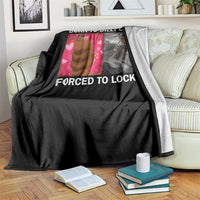 Marcus The Worm Meme Throw Blanket Born To Dilly Dally Forced To Lock In Funny Cute Brainrot - Wonder Print Shop