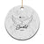 Personalized Memorial Christmas Ornament Custom Name With Angel Wings Remembrance Sympathy Gift - Wonder Print Shop