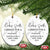 Personalized Baby Memorial Custom Christmas Ornament Custom Name Infant Loss Gifts - Wonder Print Shop