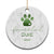 Personalized Pet Memorial Christmas Ornament Custom Name Forevel Loved - Wonder Print Shop