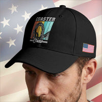 Vintage Rollercoaster Crew Baseball Cap Family Roller Coaster Amusement Park