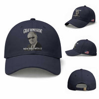FDR Great Depression Deal With It Baseball Cap Funny History Meme