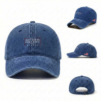 Don't Make Me Repeat Myself History Teacher Washed Cotton Baseball Cap