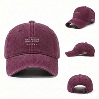 Don't Make Me Repeat Myself History Teacher Washed Cotton Baseball Cap