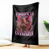Embarrassing Adult Humor Experienced Cock Handler Inappropriate Throw Blanket - Wonder Print Shop