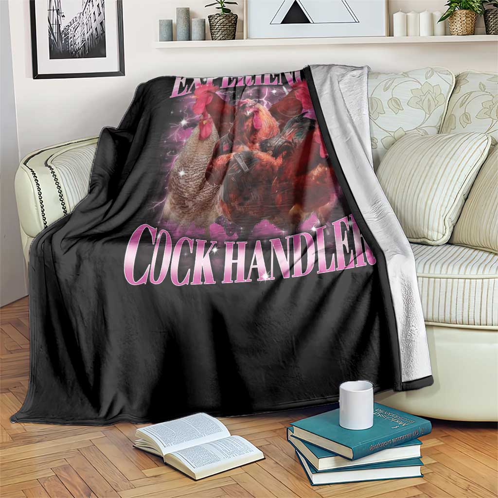 Embarrassing Adult Humor Experienced Cock Handler Inappropriate Throw Blanket - Wonder Print Shop