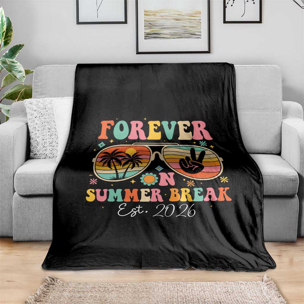 Retired Teacher Gift Throw Blanket Forever On Summer Break Retirement 2026