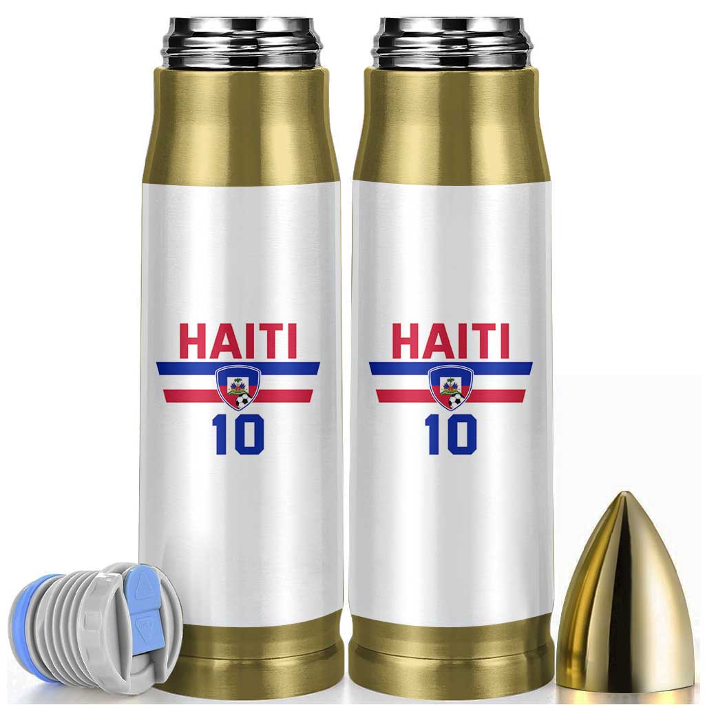 Haiti Haitian Flag Bullet Tumbler Proud Haitienne Cheer Country Favorite Spirit Game Caribbean Souvenir
