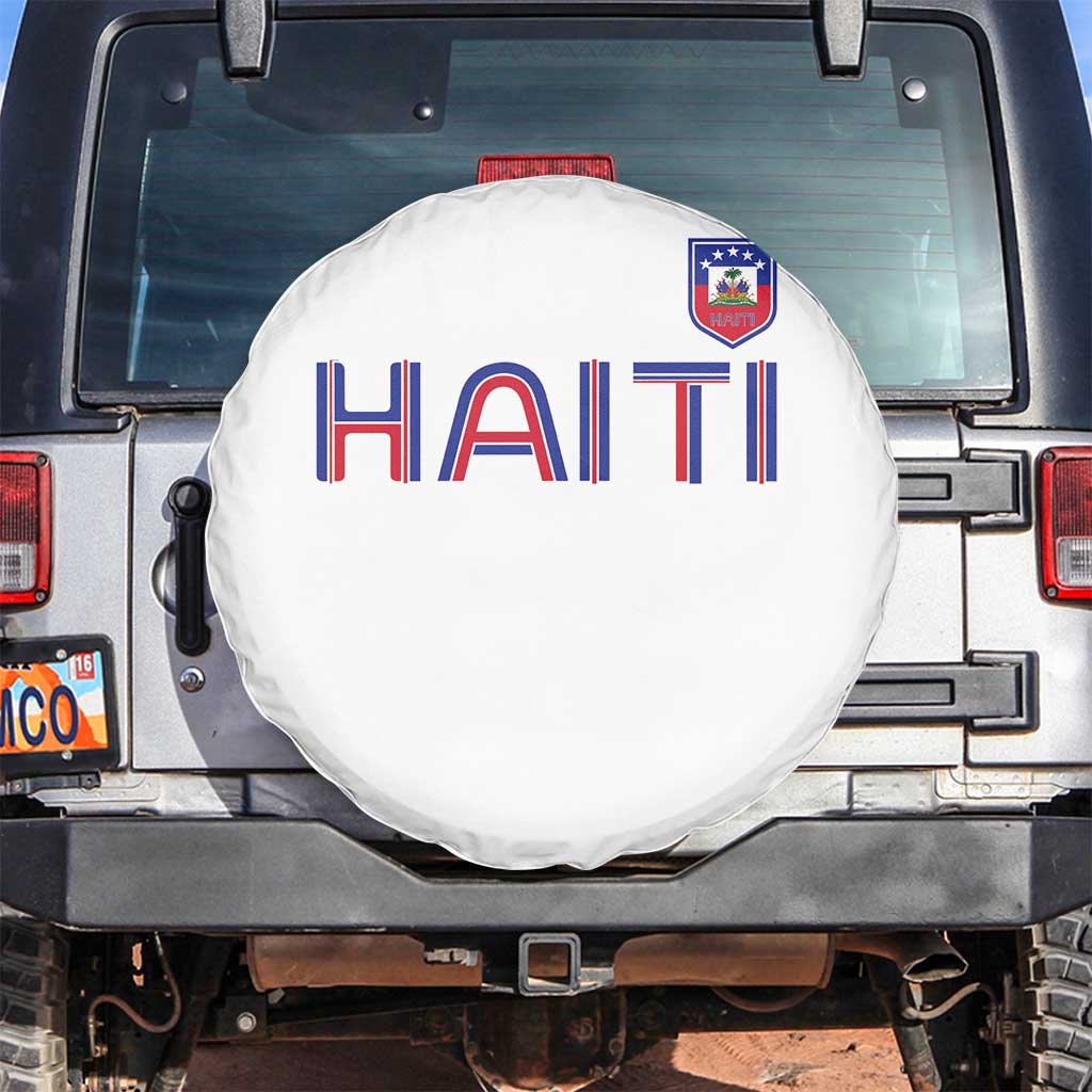 Haiti Flag Crest Spare Tire Cover Haitian Pride National Heritage Patriotic Graphic