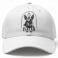 Here Am I Send Me Isaiah 6 8 Catholic Knight Templar Crusader Faith Baseball Cap