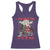 Motorcycle Biker Santa Christmas Racerback Tank Top Oh What Fun It is To Ride