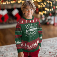 Family Baking Team Knitted Sweatshirt Funny Cookie Christmas Cookie Baking Crew - Wonder Print Shop