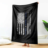 Retired 2025 Throw Blanket Not My Problem Anymore Vintage American Flag - Wonder Print Shop