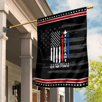 Air Force Veteran Garden Flag Vintage US Flag