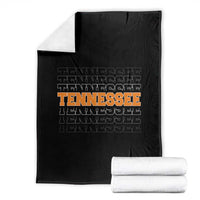 Vintage Tennessee Throw Blanket Throwback Design Classic TN Orange US State