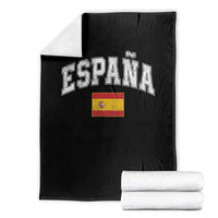 España Vintage Spanish Flag Pride Graphic Throw Blanket