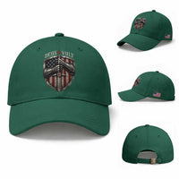 Catholic Knight Templar Crusader Baseball Cap Rertro Deus Vult American Flag
