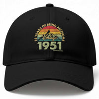 75th Birthday Baseball Cap Vintage 1951 Limited Edition 75 Year Old Gift