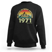 55th Birthday Sweatshirt Vintage 1971 Limited Edition 55 Year Old Gift