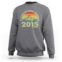 11th Birthday Sweatshirt Vintage 2015 Limited Edition 11 Year Old Gift