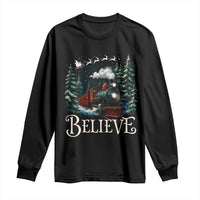 Polar Express Long Sleeve Shirt Christmas Believe - Wonder Print Shop