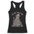 Christmas Racoon Racerback Tank Top I'm Fine Everything Is Fine Xmas Lights