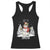 Christmas Let It Snow Racerback Tank Top Funny Snowman Snowflakes Xmas Tree