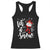 Christmas Let It Snow Racerback Tank Top Funny Snowman Snowflakes